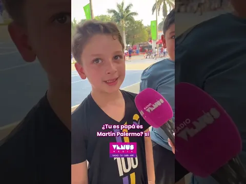 🤩 Recordamos este tierno momento, donde entrevistamos al hijo de #martinpalermo.