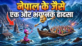 Nepal Ke Jaise Ek Aur Bhayanak Hadsa! Kya Aalu Bacha Paayega Apni Girlfriend Ko? | Cartoon Story 4k