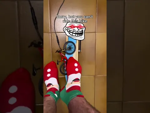 🫵Don’t settle for a mini bicycle like this at Christmas. Watch the video until the end! 🎁 #bicycle