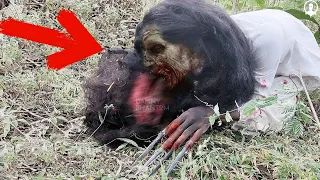 BRUJA REAL Captada en CAMARA mientras COME Personas  VIDEO IMPACTANTE   TERROR REAL