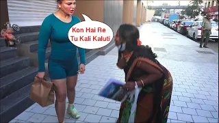 निकल यहाँ से  सड़क छाप सिंगर ने किया Rakhi Sawant की नाख 👃 में  दम  | Angry Rakhi