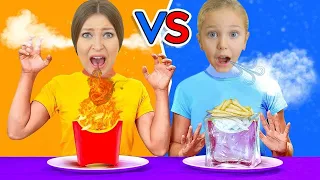 SOĞUK veya SICAK YEMEK CHALLENGE!! Prenses Melisa !