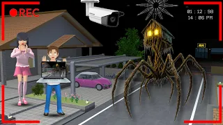 Yuta Mio Panik CCTV Merekam MONSTER HOUSE HEAD Di Depan Rumah😱 | Sakura School Simulator