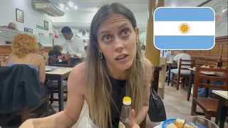 NEOZELANDESA en ARGENTINA prueba COMIDA TIPICA en Buenos Aires y Mar del Plata