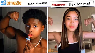 FUNNIEST OMEGLE TROLLING with a *SQUEAKER* VOICE CHANGER!