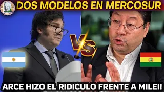 JAVIER MILEI VS LUIS ARCE EN EL MERCOSUR, PROSPERIDAD VS POBREZA! | Alele en Bolivia