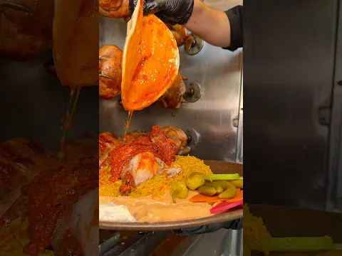 نصف فرخة حلبية😋مع السقسقة والنغنغة👌🏻