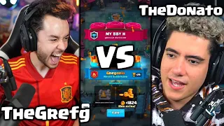 TheGrefg vs TheDonato en CLASH ROYALE: COACH PROFESIONAL Analiza sus PARTIDAS ! ! | DrekzeNN