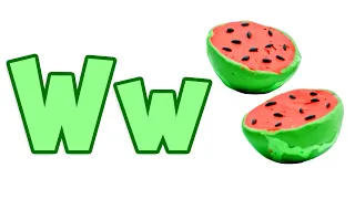 Phonics - The Letter "W" | Learn the Alphabet | Claymation Learning | Pocket Preschool