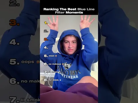 Ranking The Best Blue Line Filter Moments #shortsviral