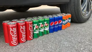 Experiment Car vs Orbeez, Chupa Chups, Coca-Cola | Crushing Crunchy & Soft Things by Car | Test Ex