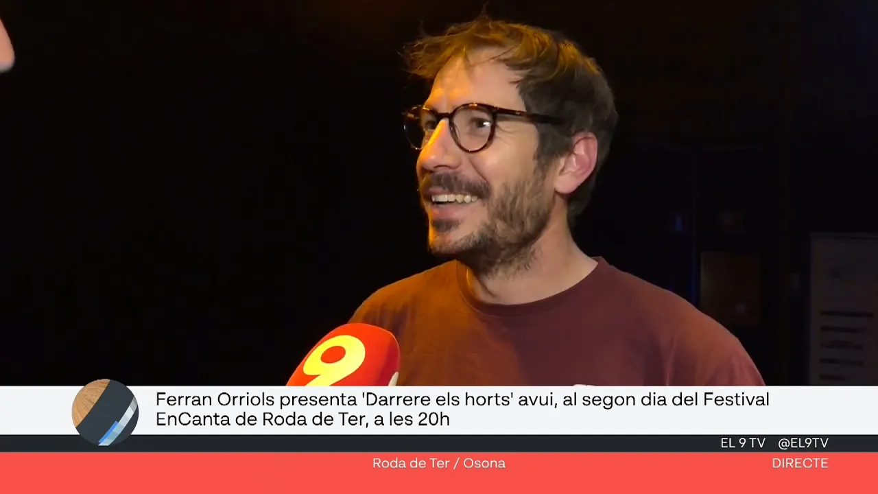 Ferran Orriols presenta el seu segon treball en solitari al festival EnCanta de Roda de Ter