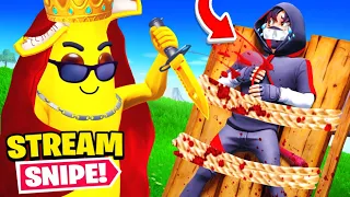 ich STREAMSNIPE WANNABE HEIMLICH bis er KOMPLETT AUSRASTET und RAUS GEHT😂 in Fortnite Braxic