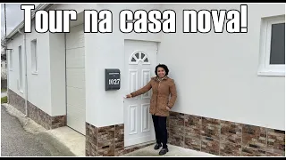 Tour na casa nova em Portugal🏡 ESSA CASA É LINDA😍