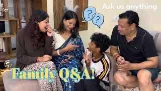 Family QnA Video. Most Asked Questions. #viral #qna #vlog 