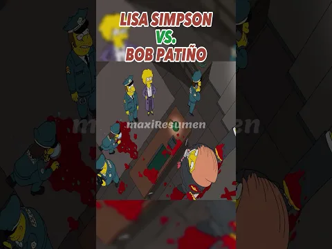 LISA SIMPSON Vs. BOB PATIÑO | LOS SIMPSONS #shortvideo #simpsons #lossimpson #thesimpsons