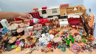 My All Miniature Real Cooking Full Kitchen Set Collection | Mini kitchen Real utensils set Installed