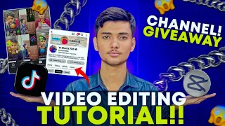 “CapCut Editing Tutorial 2025 | How to Edit Videos for YouTube Shorts + Giveaway”