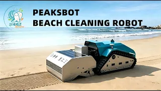 PEAKS-BOT beach cleaning robot