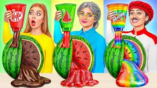 Tantangan Masakanku vs Nenek | Gadget Dapur dan Hacks Pengasuhan Anak oleh Multi DO Challenge