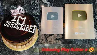 Unboxing Both Silver & Gold Play Buttons 😍 ! Thank You For Making This Possible! 🥰 
