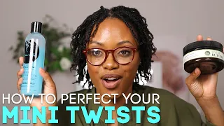 How to: Mini twists on 4C natural Hair - TIPS, TRICKS & GIVEAWAY!