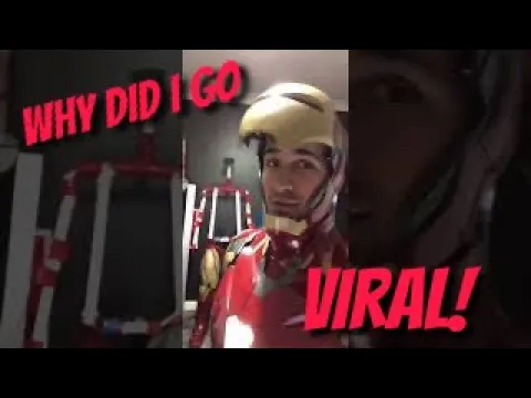 I 3D printed an IRON MAN SUIT… But That’s Not Why I Went VIRAL! #shorts