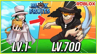 💠ใช้ผลเสือดาว ฟาร์มเวล 1 ถึง 700 จะยากเเค่ไหน?👒ใน BLOX FRUITS ᴴᴰ