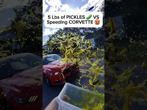 Throwing 5 Lbs of Pickles 🥒 at Felony Speeder in School Zone 😂