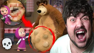¿QUÉ TIENE EN SU BARRIGA EL OSO DE LA APP DE MASHA Y EL OSO? 💀