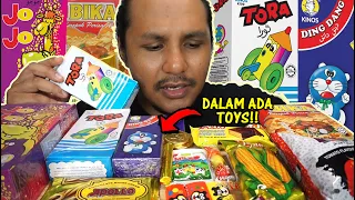 orang kaya je beli JOJO ni zaman dulu-dulu PART 2 (mukbang malaysia) TORA DING DANG BIKA TOKI