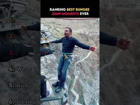 Ranking the Funniest Bungee Jump Moments