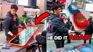I Asked a Street Artist to Paint my Giant Mirror... AGAIN