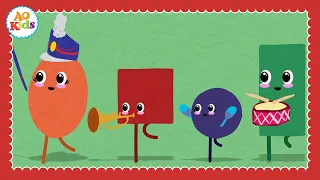Learning SHAPES, COLORS & NUMBERS!!! (Songs for Kids)