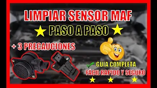 Como LIMPIAR El SENSOR MAF 🔥 [GUÍA COMPLETA] 🔥 FÁCIL, RÁPIDO Y SEGURO