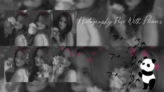 Elegant photography pose with Flowers 💐||Snapchat photography pose ideas|| #pose #viralshorts #snap