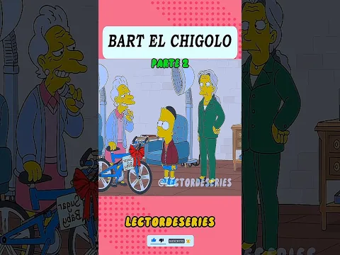 BART ENGAÑA A UNA ABUELITAS PARTE 2 🎁👀 #lossimpson #meme