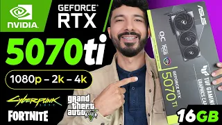 RTX 5070 Ti ( Pruebas y Unboxing ) en 1080, 2k Y 4k en diferentes videojuegos y programas #5070ti