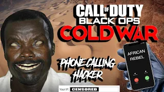 African Rebel Locates & Calls Hacker's iPhone During Cold War Match!