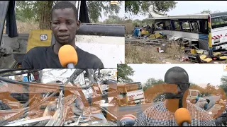 Un des rescapés revient sur le lieux de l'accident : "Ce qu'il m'a dit avant de mourir, sama yaye...