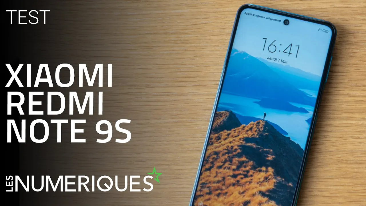 Vido-Test de Xiaomi Redmi Note 9S par Les Numeriques