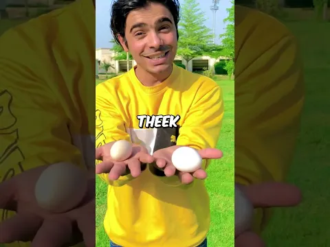 WHITE Egg  🥚vs  BROWN Egg🥚 DROP TEST #shorts