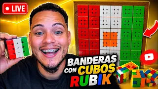 Haciendo BANDERAS con CUBOS de RUBIK