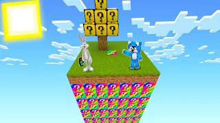 ماين كرافت لكن نقلتني الى عالم طائر مع باغز باني😨!