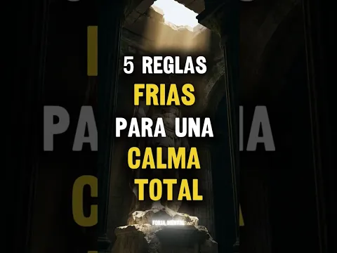 5 Reglas FRÍAS para una CALMA total 🏛️ #crecimientopersonal #estoicismo
