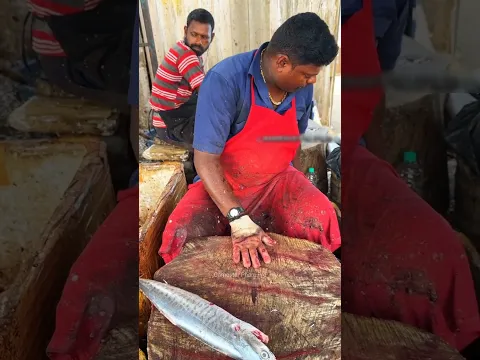 ⚡⚡ Fastest Fish Cutting Process⚡⚡ #shorts #telugufoodie #esangathulu #streetfood #foodie #omelette