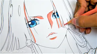 Drawing - Boa Hancock Step by step (One Piece)
