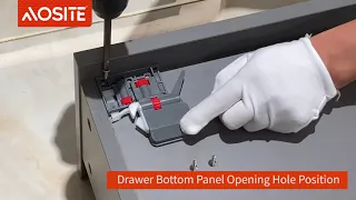 AOSITE undermount drawer slide standard installation