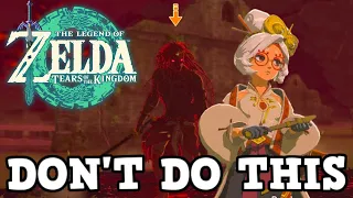 Things You Should Definitely NOT DO In Tears Of The Kingdom