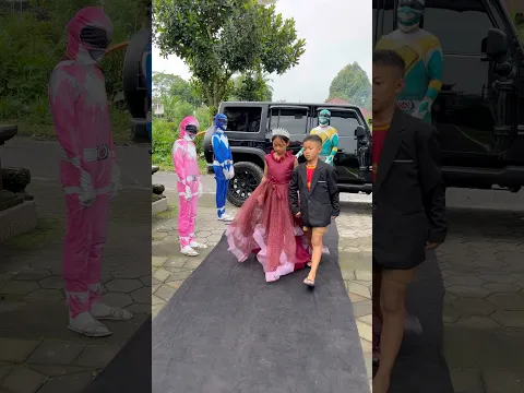 RAMA DAN SINTA DI SAMBUT POWER RANGER